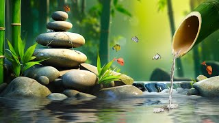 Healing Sleep Music - Stress Relief with Bird Sounds, Relax Piano, Relax Your Mind, Water Sounds
