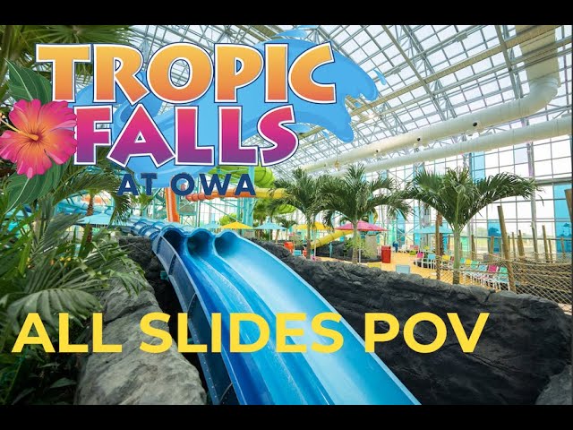 Man vs. slide: A visit to OWA's new indoor water park at Tropic Falls 