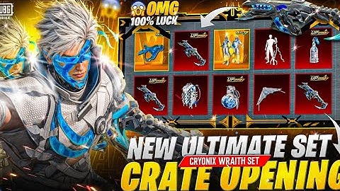 Cryonix wraith set crate opening New Ultimate set bgmi#bgmi #pubgmobile #pubg bgmi new crate opening