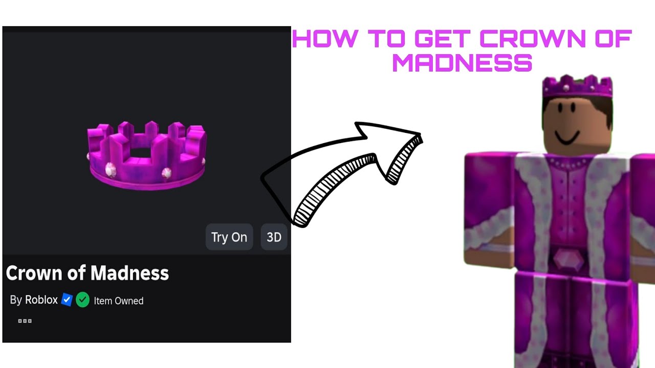 HOW TO GET Crown Of Madness For Free Roblox UPDATED 2025 Version 