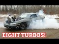 Finally testing the eight turbo mustang and this happens