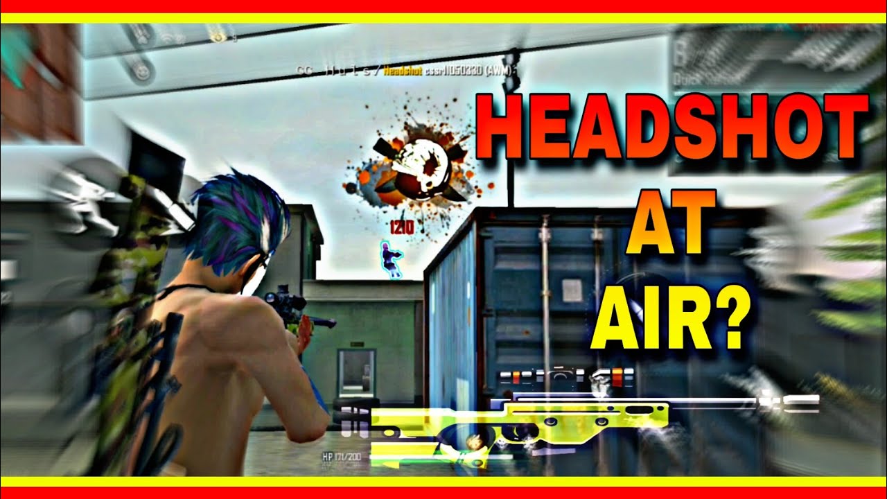 ONE TAP HEADSHOT'S WITH AWM🔥🎯 || FREE-FIRE||