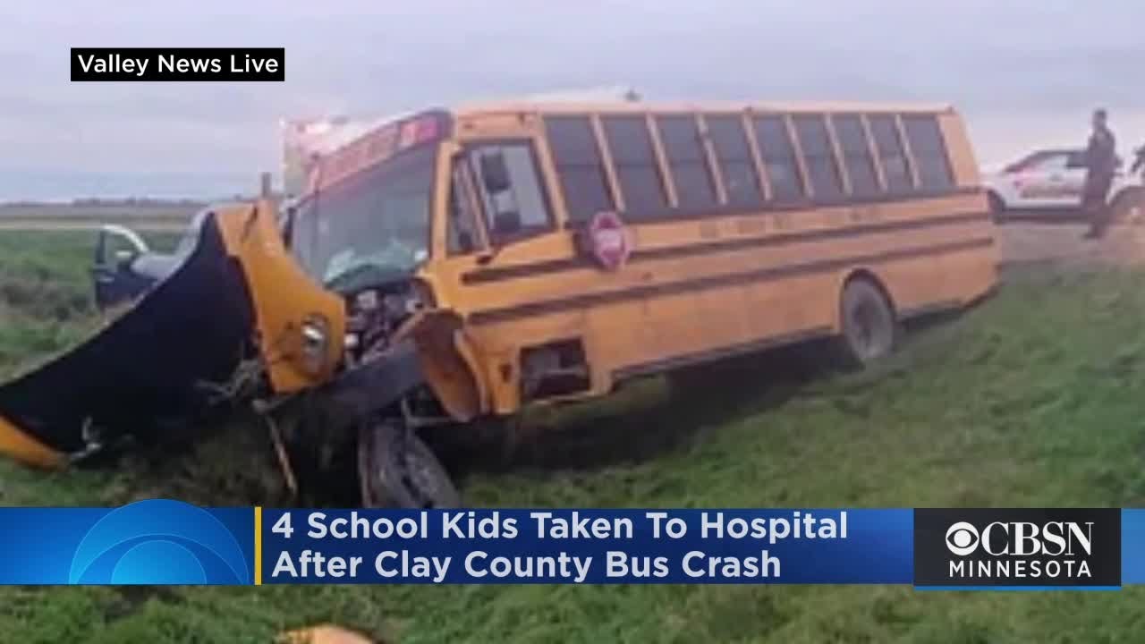 4 School Kids Taken To Hospital After Clay County Bus Crash - YouTube