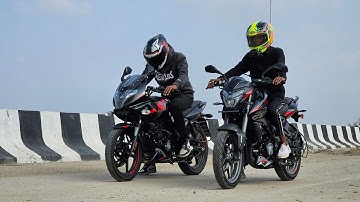 pulsar NS 200 2024 vs pulsar 220f bs6 drag race