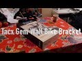 Tacx Gem Wall Bike Bracket review video: unboxing and install