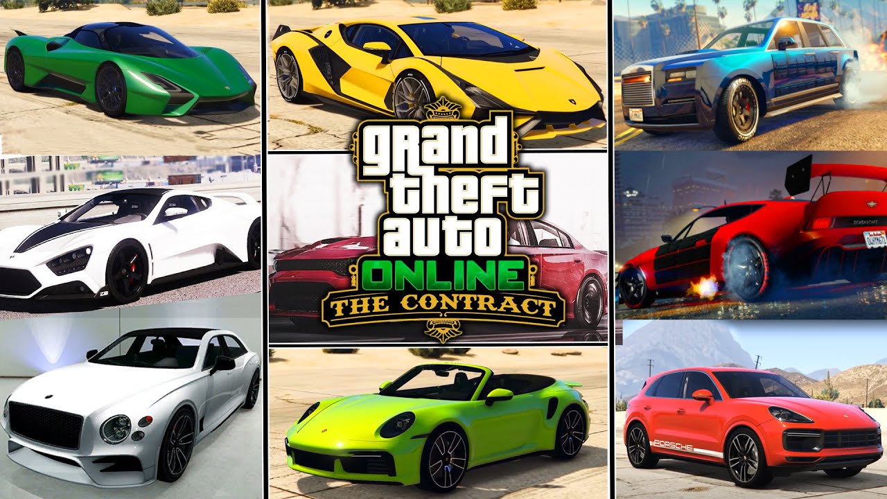 GTA Online The Contract cars list