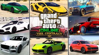 GTA The Contract cars – price list for all vehicles