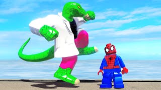 LEGO SPIDER-MAN VS THE LIZARD - EPIC BATTLE