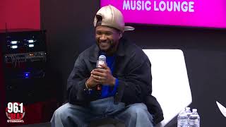 Usher Opens Up About His Journey, Superbowl Experience, Grammys, and More on 96.1 The Beat!