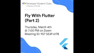 Fly with Flutter Part 2