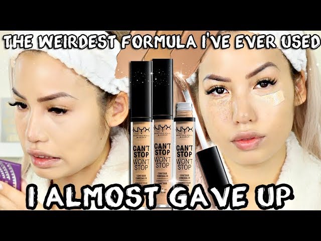 NEW | NYX CAN'T STOP WON'T STOP CONCEALER | 10 HOUR WEAR TEST YouTube