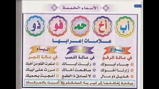 الأسماء الخمسة - ثاني متوسط