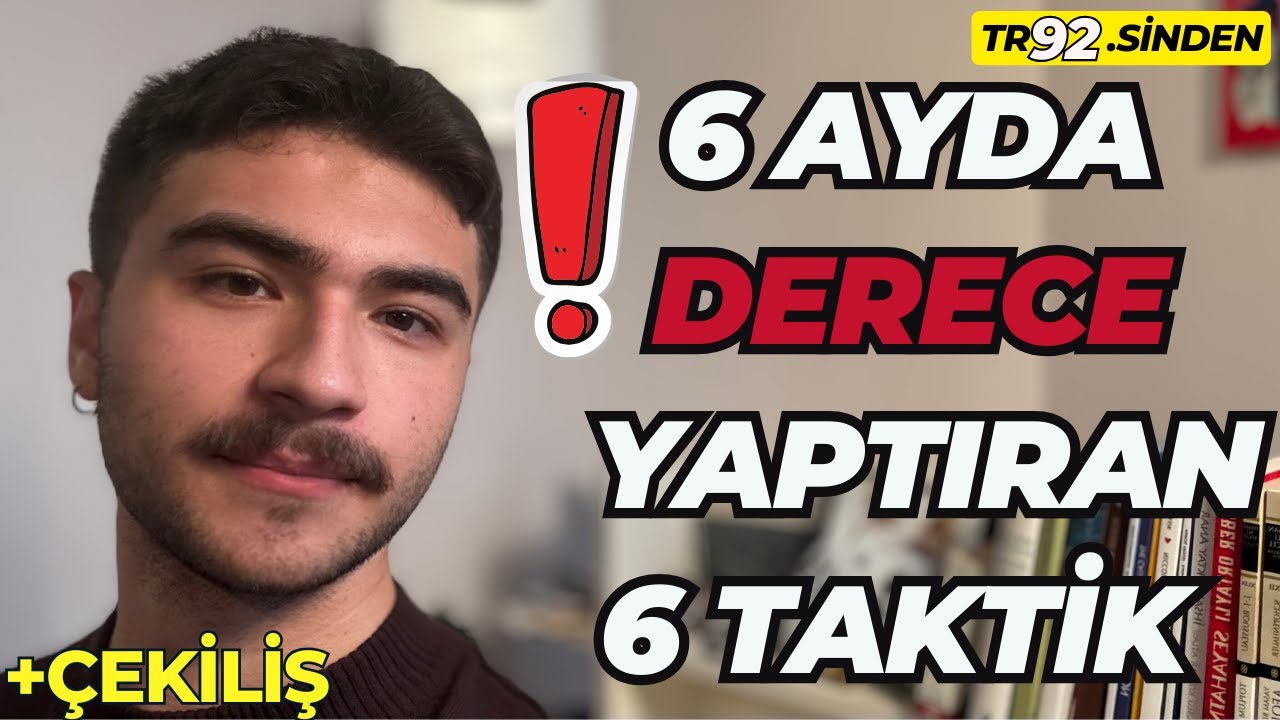 🚨6 AYDA DERECE SİSTEMİ! 6 Stratejiyle Sınavı Kazan! #yks