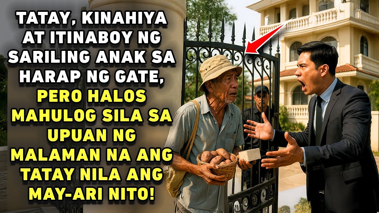 TATAY, ITINABOY NG ANAK SA HARAP NG GATE! HALOS MAPAHIYA ANG LAHAT NG MALAMAN ANG TUNAY NA LAYUNIN!