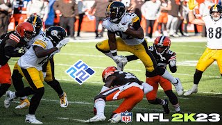 NFL 2k23 | Cleveland Browns AT Pittsburgh Steelers | NFL 2k5 Resurrected | PCSX2 | Week 5 Franchise