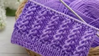 नई खूबसूरत स्वेटर बुनाई डिज़ाइन | Easy Knitting Pattern Design | Stylish Sweater Design Tutorial