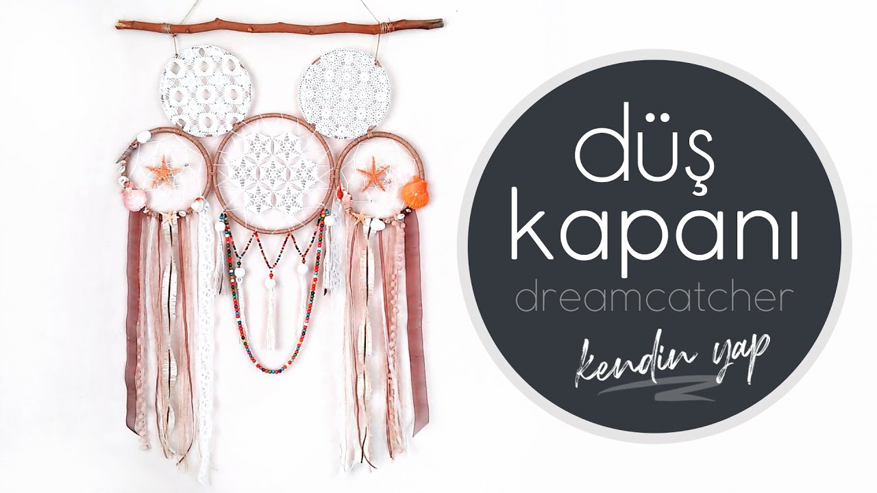 Düş Kapanı Yapımı + Dreamcatcher Nasıl Yapılır | Bohem Duvar Dekorasyonları