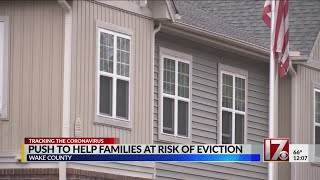 Push to help families at risk of eviction in Wake County