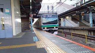 JR東日本E231系0番台マト135編成　取手駅4番線到着　20240308 153747
