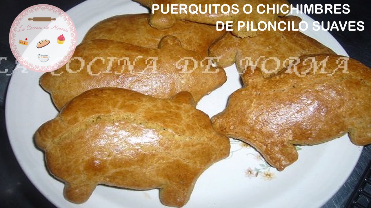 Puerquitos o chichimbres de piloncillo suaves (Panadería Tradicional  Mexicana) / La Cocina de Norma - YouTube