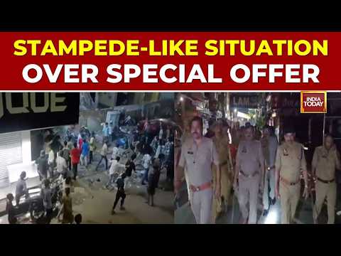 Chaos In Kanpur Over Rs 16 Discount Offer; Stampede Leaves Several Injured As Crowd Swarms Store