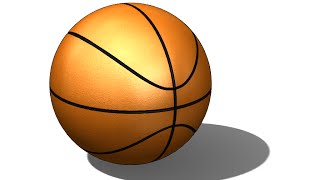 SolidWorks Tutorial #207 : Basketball (style spline)