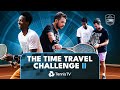 The Time Travel Challenge Is Back! Gael Monfils &amp; Stan Wawrinka Play With Vintage Tennis Rackets 🕰️