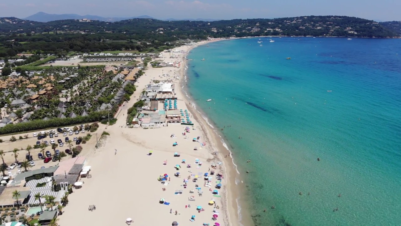 Tiki Team at Kon Tiki, drone view of Ramatuelle
