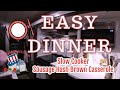 Easy Dinner (Slow Cooker Sausage Hash Brown Casserole)