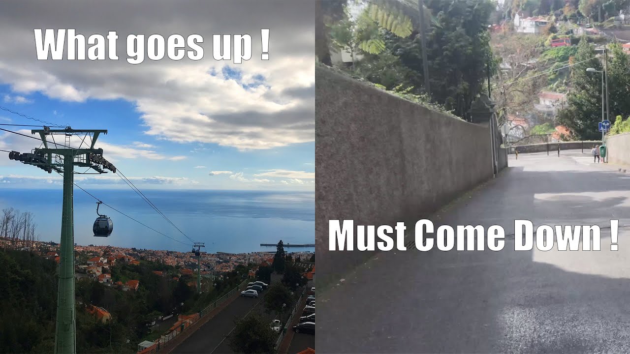 Funchal Toboggan ride after my cable car trip to Monte. YouTube