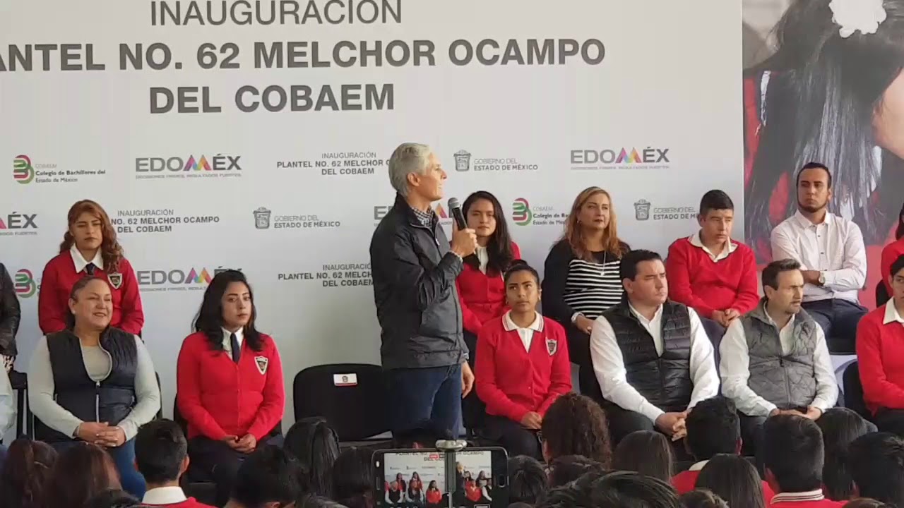 Inauguración del plantel No. 62, Melchor Ocampo, del Colegio de Bachilleres del Estado de México Inauguración del plantel No. 62, Melchor Ocampo, del Colegio de Bachilleres del Estado de México