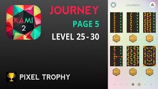 KAMI 2 - JOURNEY Page 5 Level 25-30 Solutions