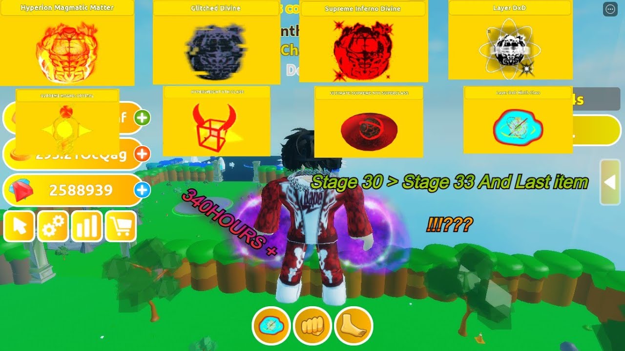 stage 30 - 34 I Fast Lifting simulator I ROBLOX