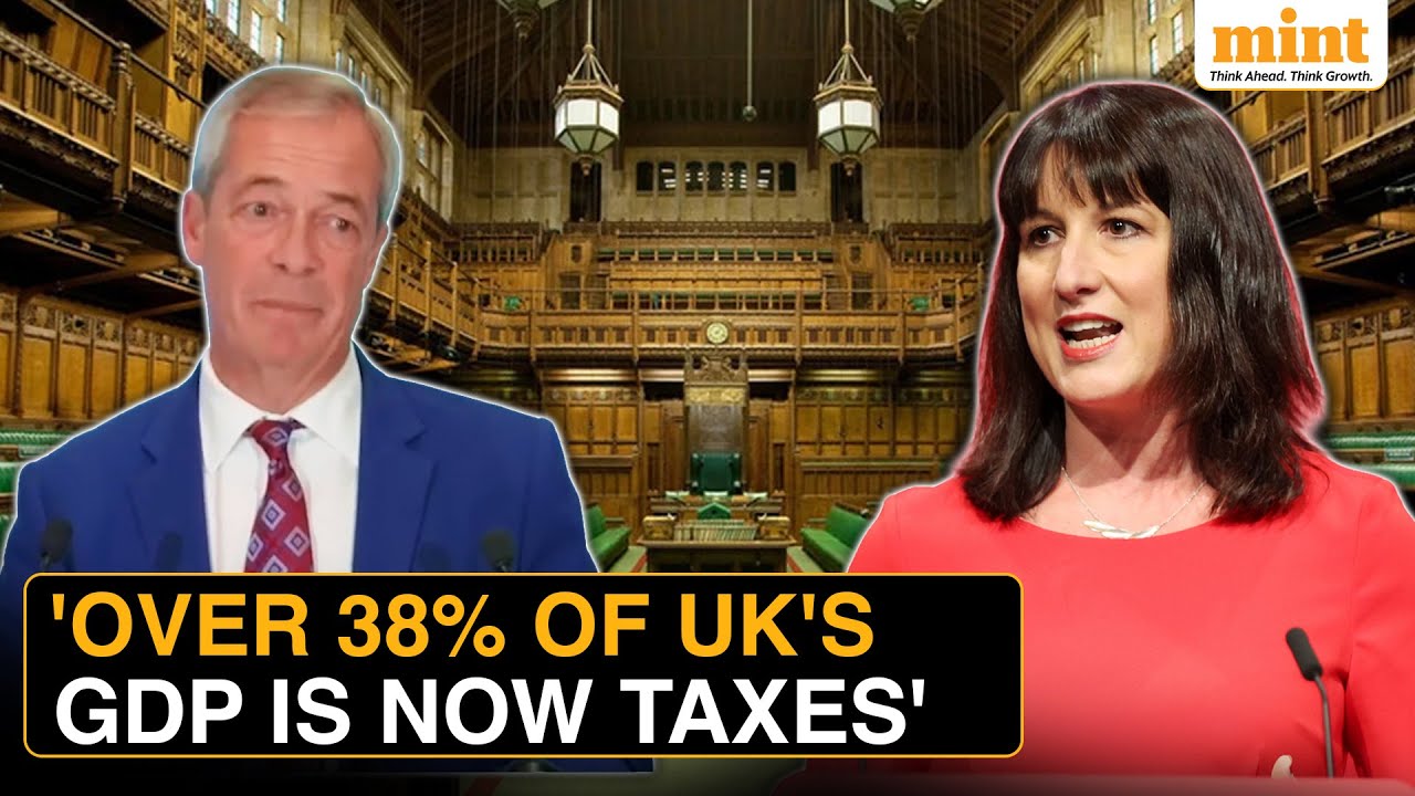 Найджел Фарадж разносит в пух и прах бюджет Ривза: самые высокие налогоплательщики покидают Велик...