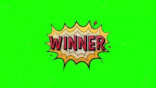 Comic speech bubbles with text Winner. Vintage cartoon illustration. Symbol, sticker tag, special