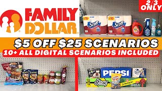 Family Dollar $5 Off $25 Deals 2\/3 | All Digital Couponing | Learn how to coupon at Family Dollar