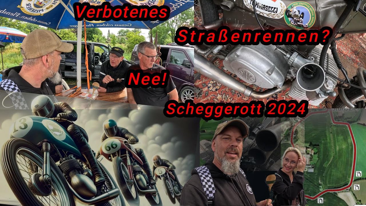 Scheggerott 2024 Motorrad Classic Grand Prix | Kreidler gegen Zündson | Danger gegen  Andi Feldmann
