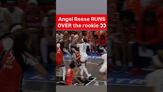 🫢 Angel Reese RAN OVER the rookie | Atlanta Dream WNBA Women's Basketball #shorts #short #basketball