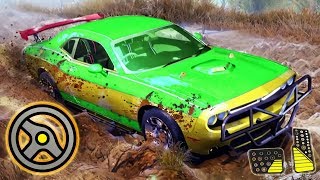 American Muscle Car Muddy Drive - Offroad Driving Simulator | Android Gameplay screenshot 5