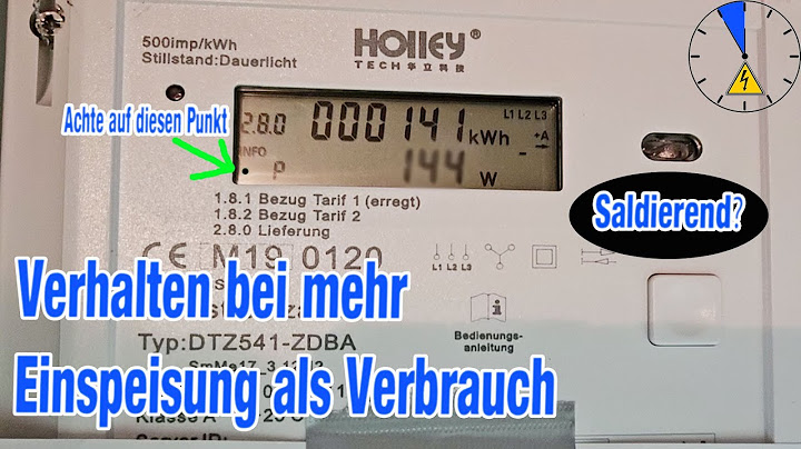 Digitaler Zähler saldierend Verhalten bei Einspeisung Balkonkraftwerk Phase