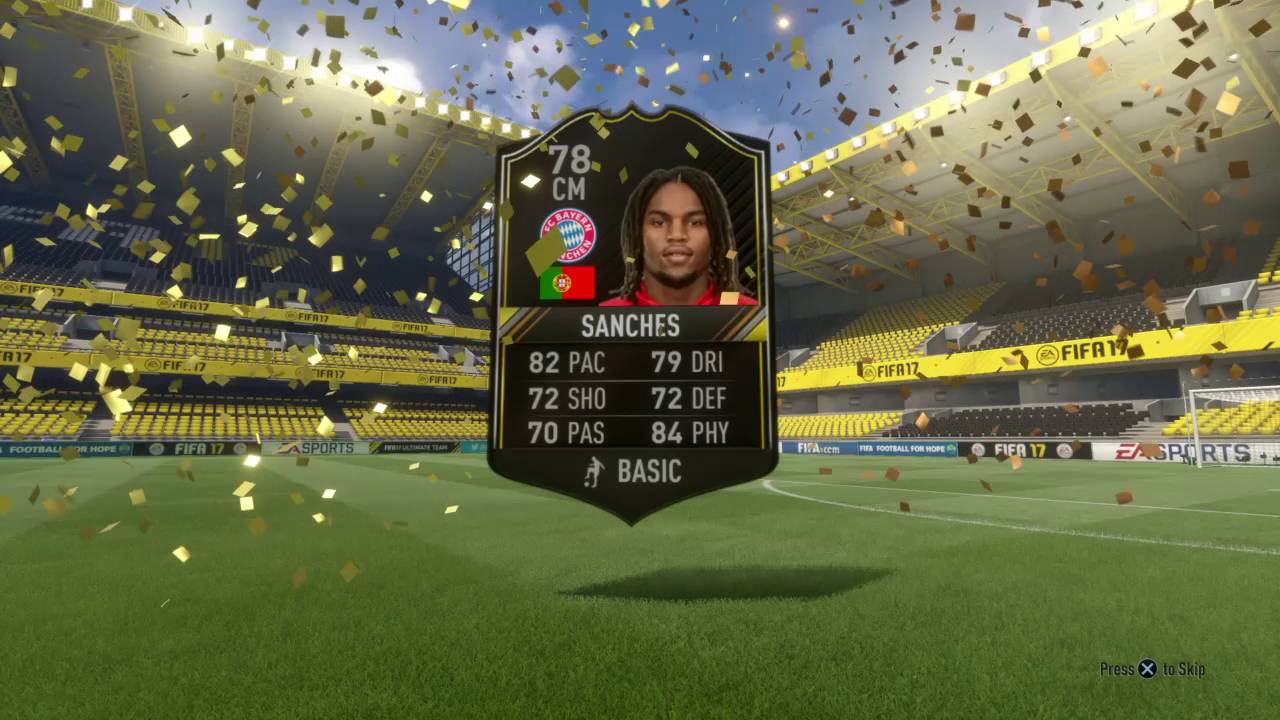 FIFA 17 OTW Renato Sanches Pack Pull