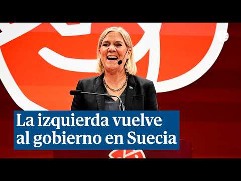 Las elecciones en Suecia otorgan una mayoría por tres escaños al bloque de centroizquierda