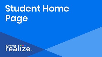 Savvas Realize for Parents and Students: Exploring your Home Page