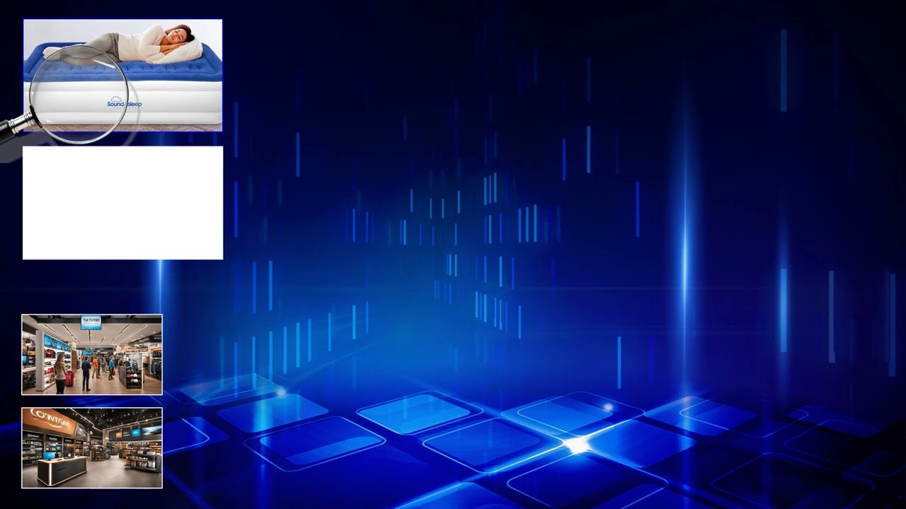 Discover the SOUNDASLEEP Dream Series Luxury Air Mattress: Comfort & Support 🌙✨