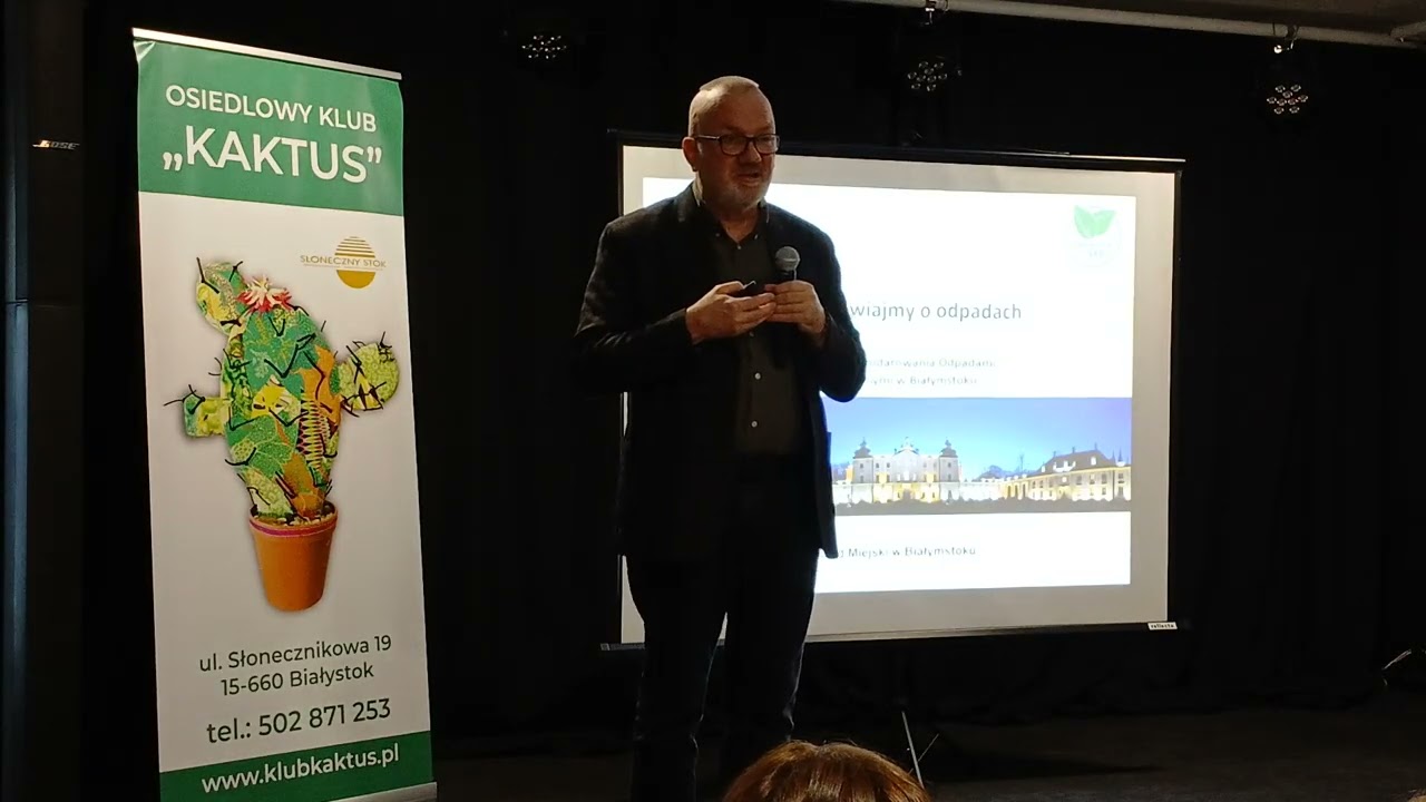 Spotkanie o segregacji odpadów Urzędu Miasta Białystok, Klub Kaktus Białystok 25.02.2026