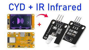 How to Connect & Use IR Infrared Transmitter Receiver Module with ESP32CYD Display on Bruce Firmware