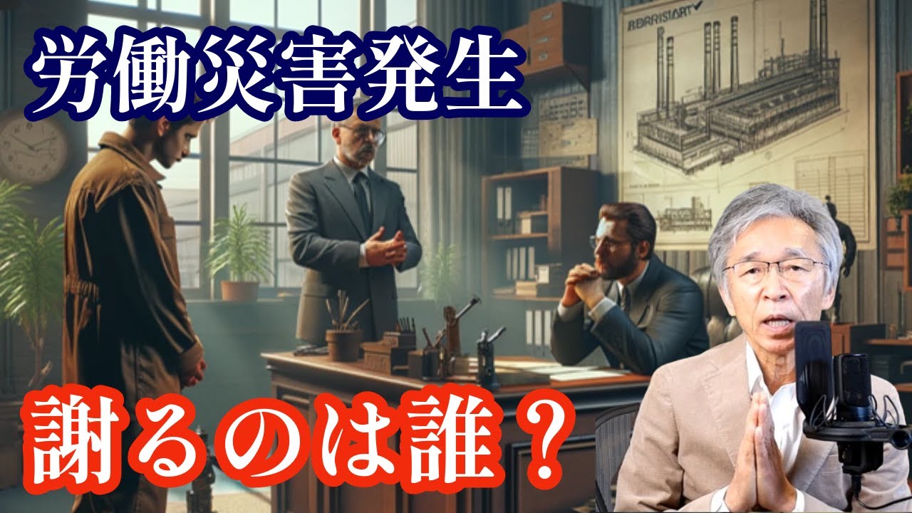 労働災害で被災者が謝るのは正しいのか？