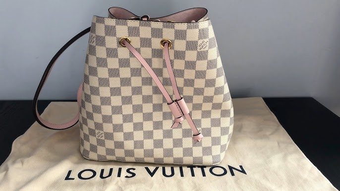 Louis Vuitton Damier Azur NéoNoé Bucket Bag Tote N40151 Pineapple