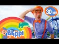 Blippi Plays Leap Frog! 🐸 Blippi Music Video 🎵 | Community Corner 🌸| Kids Sing and Play
