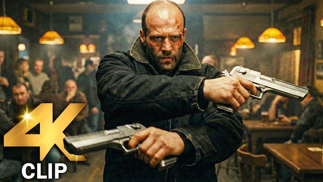 Jason Statham Club Shootout Fight Scene | SHELTER (2026) Movie CLIP 4K